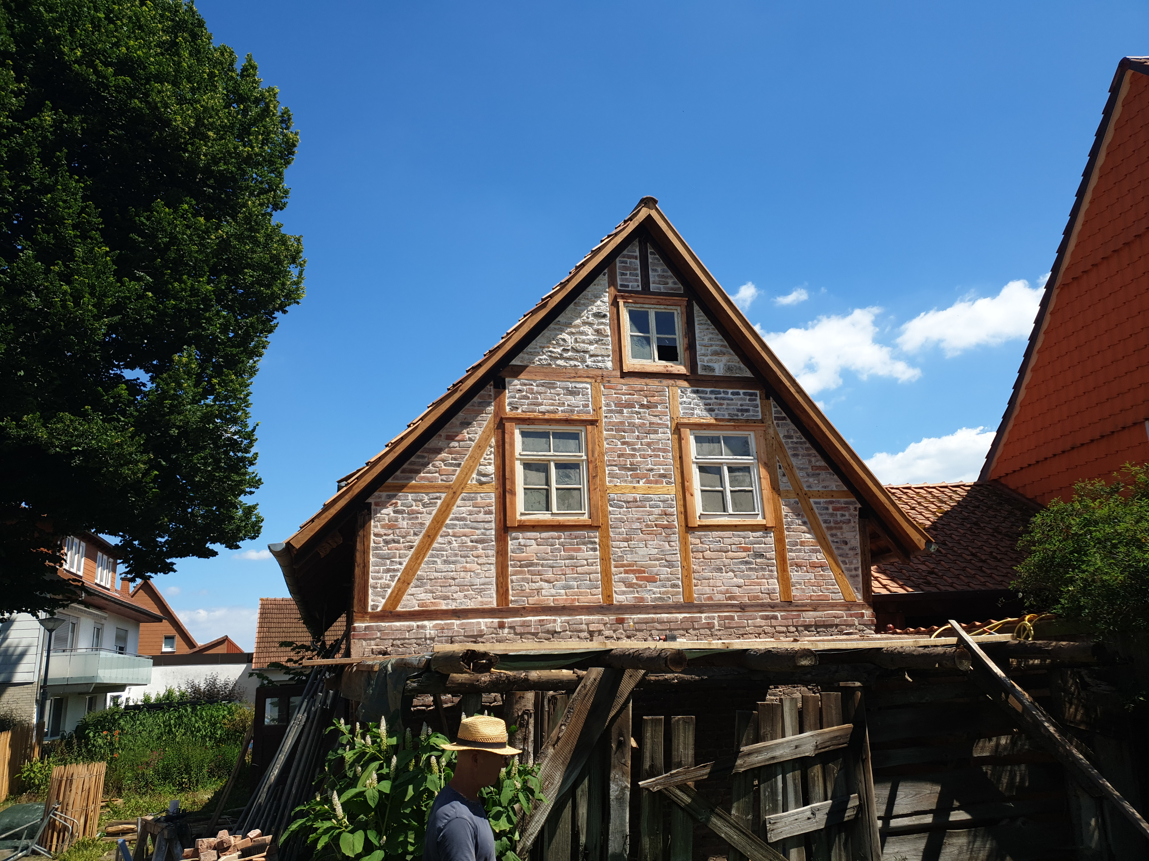 Fachwerkhaus saniert – Giebel